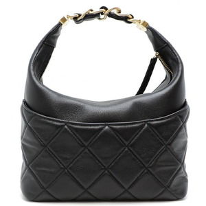 Chanel Matelasse Chain Black Lambskin Handbag
